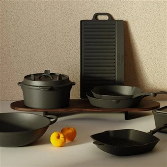 Стартовый чугунный набор для гурманов на открытом воздухе